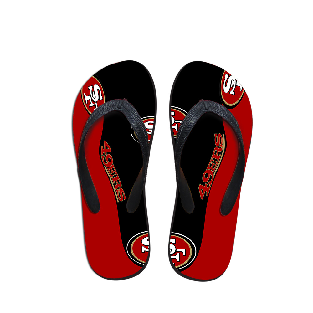 All Sizes San Francisco 49ers Flip Flops 001 All Sizes San Francisco 49ers Flip Flops 001